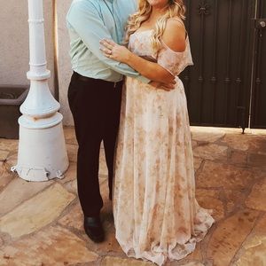 Jenny Yoo Floral Bridesmaid Dress size 12